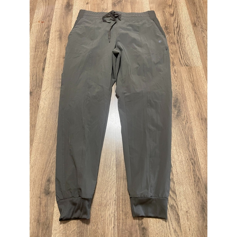 Apana Pants, Women's Size Medium, Green Jogger Pants Tie Waist Athletic Wear